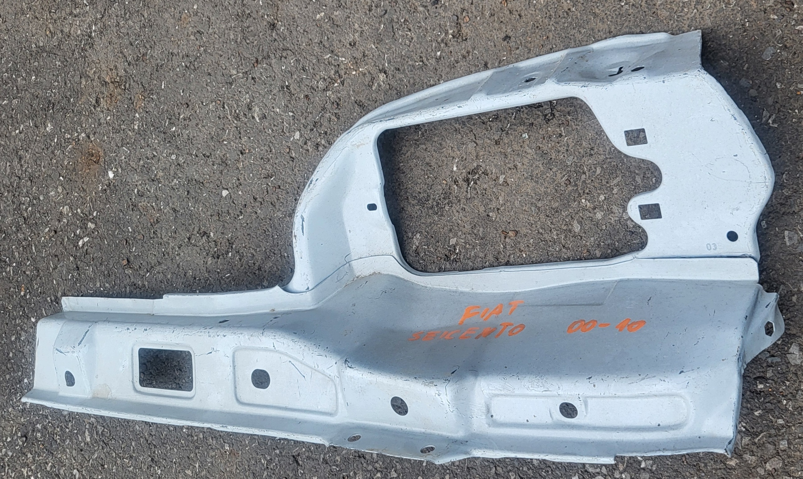 front body wall pillar iron front headlight trim lights left FIAT SEICENTO original