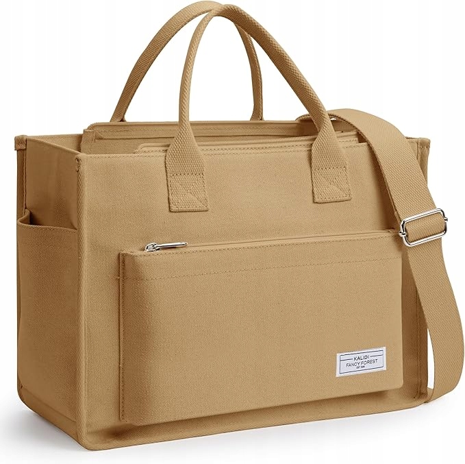 TORBA TECZKA DAMSKA NA RAMIE DO PRACY NA LAPTOPA I AKCESORIA