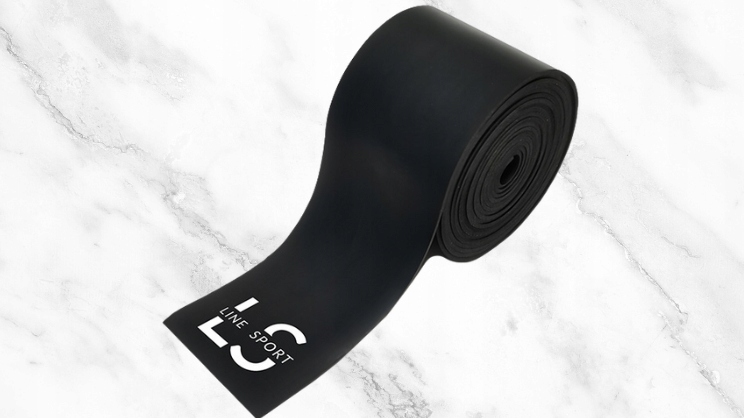 TAŚMA REHABILITACYJNA LATEKSOWA GUMA 1,5MM FLOSS BAND LINE SPORT CZARNY Marka Line Sport