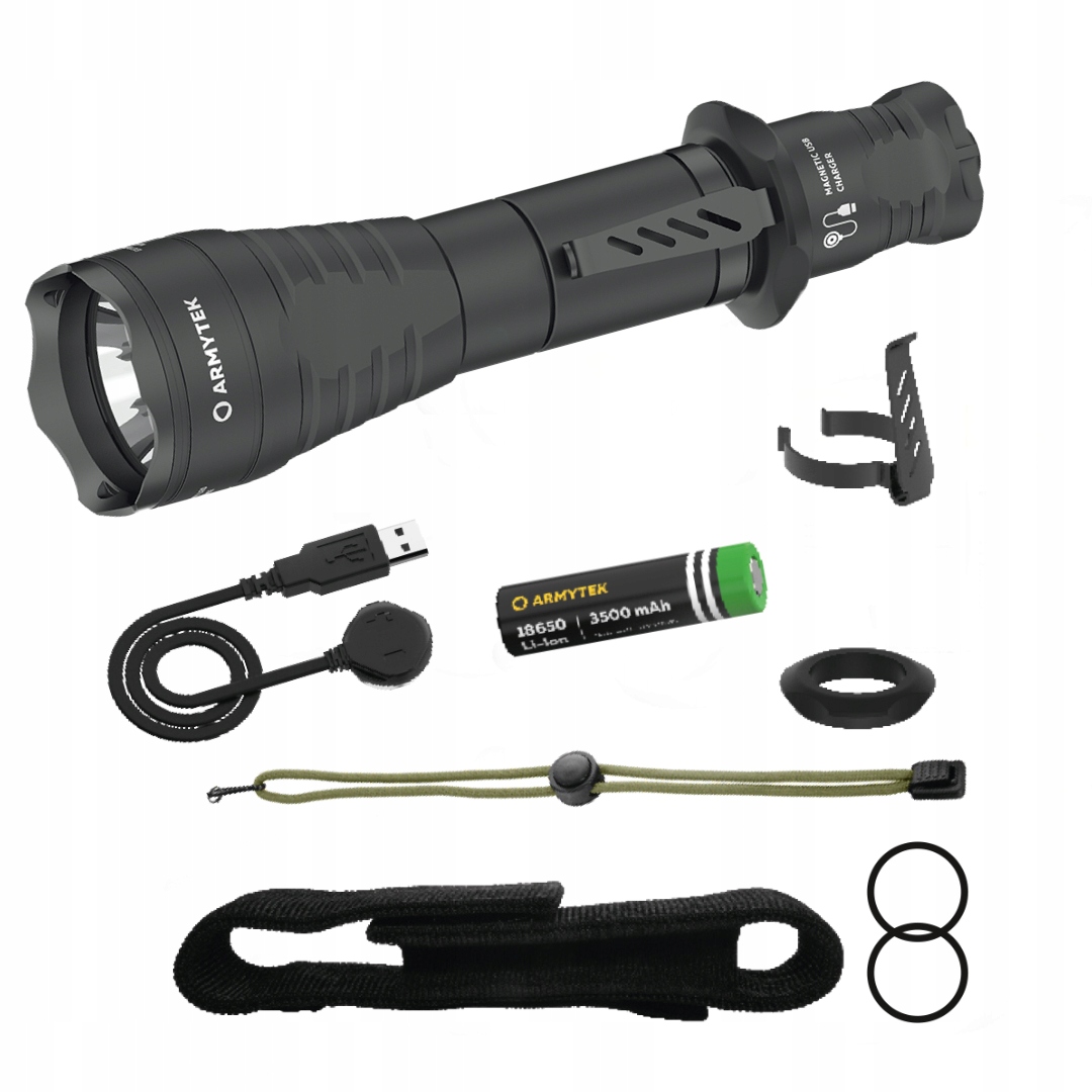Ліхтарик ARMYTEK PREDATOR Pro MAGNET USB Warm