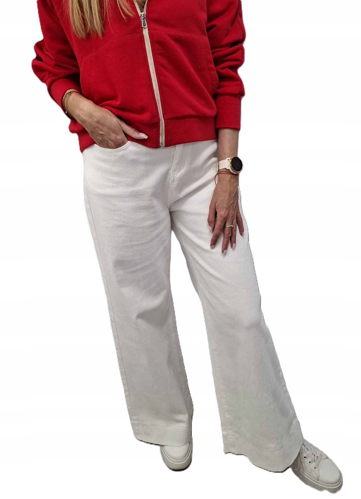 Lemonada Project Runway Džínové kalhoty bílé 36/S 38/M New