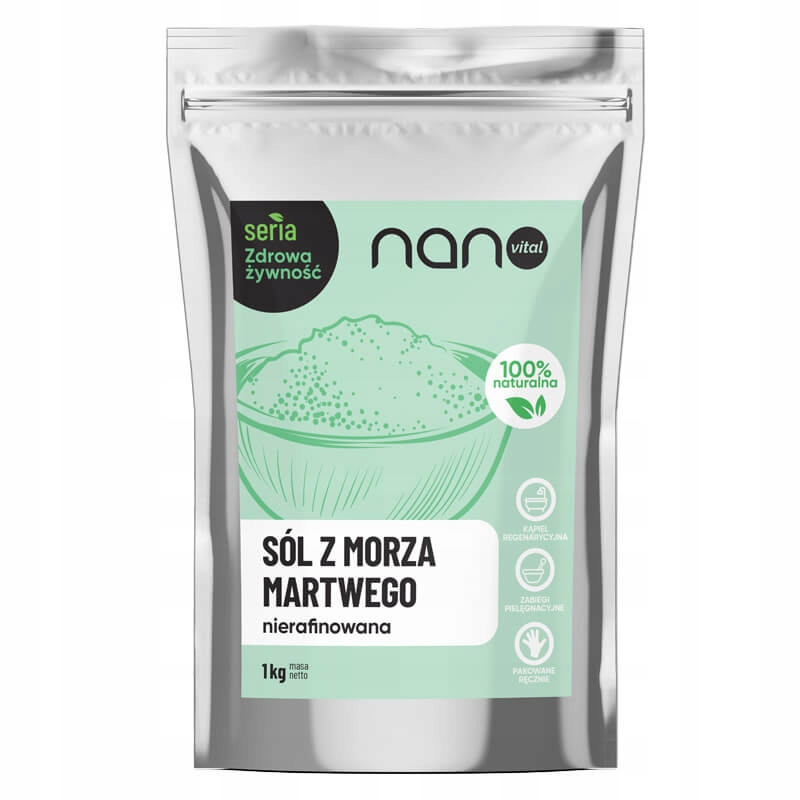 

Sól z Morza Martwego Nanovital 1 kg