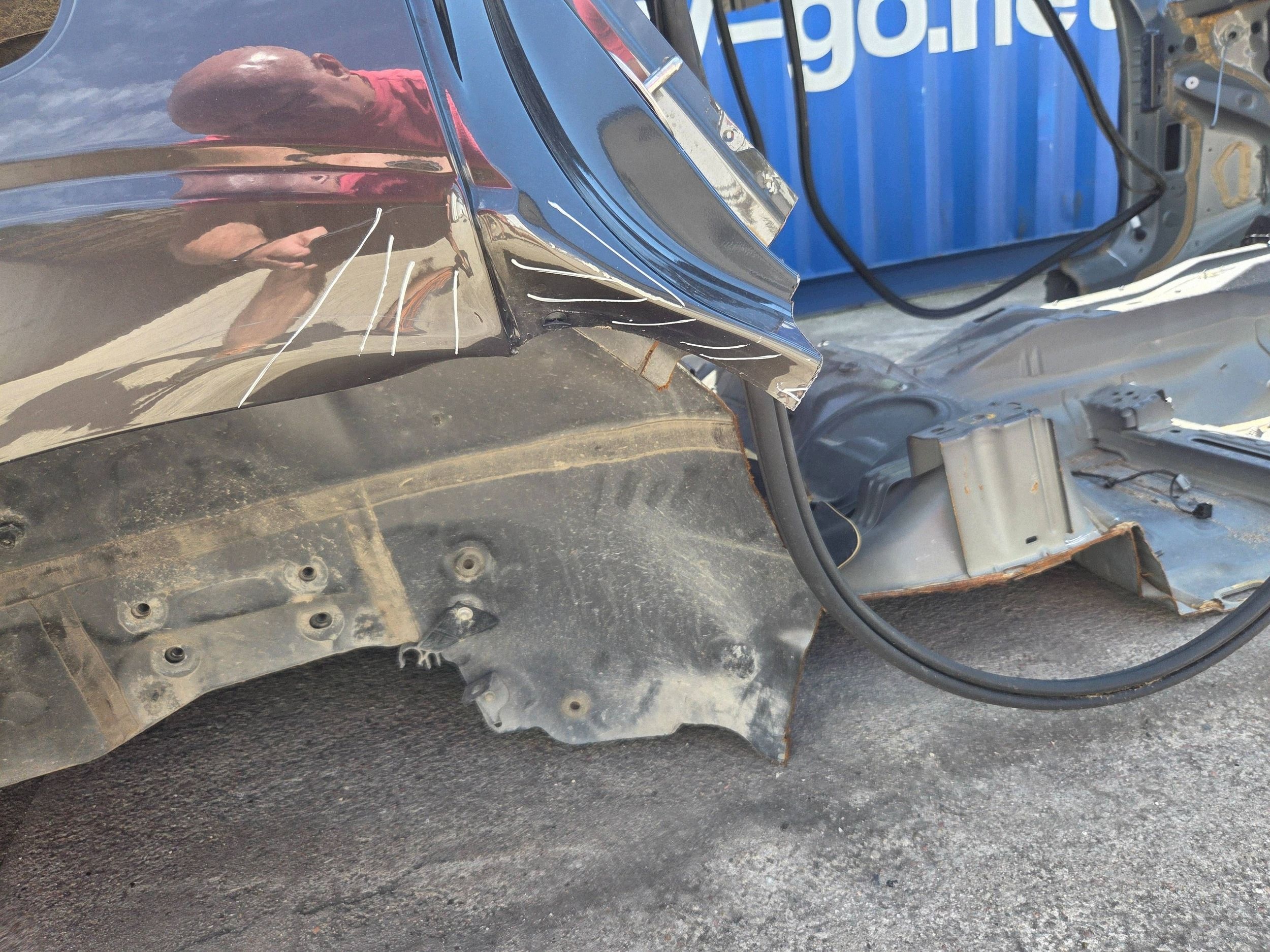 Volvo XC60 II rear part rear panel sump without roofs