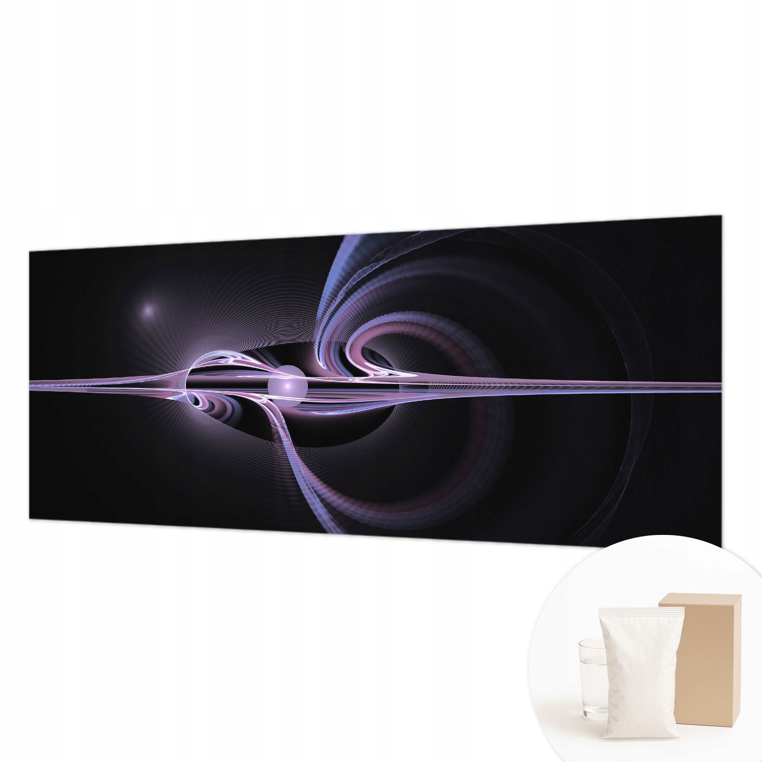 Nástěnná fototapeta do předsíně lepidlo Vesmírná abstrakce 250x104 cm
