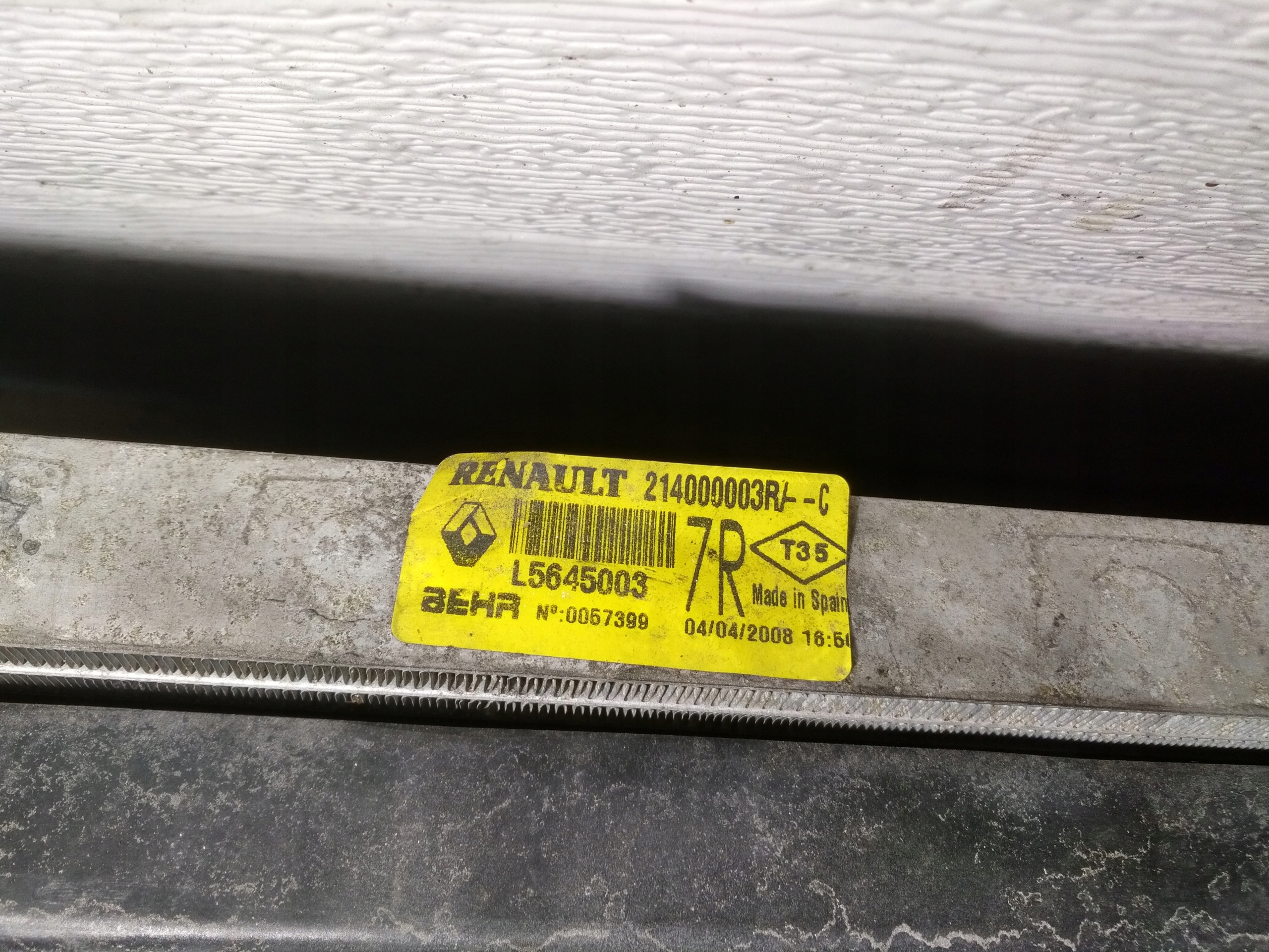 Laguna 3 III 2.0 dci chłodnica Intercooler wentyla Typ samochodu Samochody osobowe