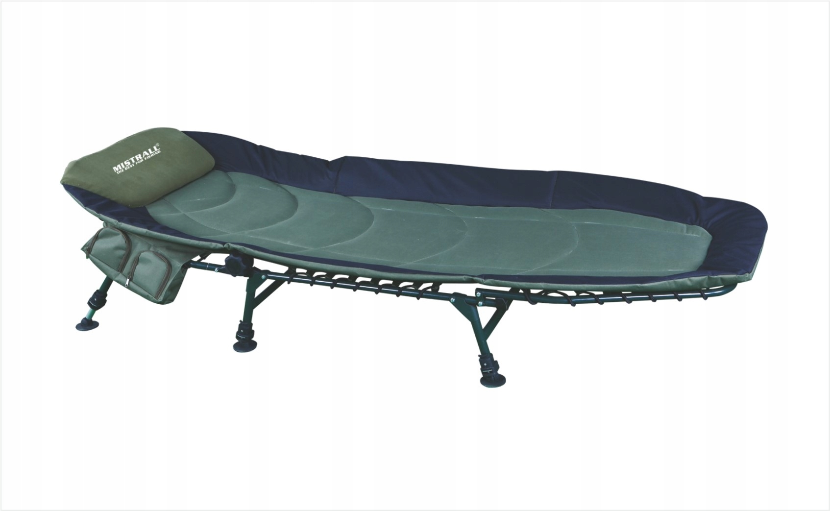 Leżak Mistrall czarno-zielony