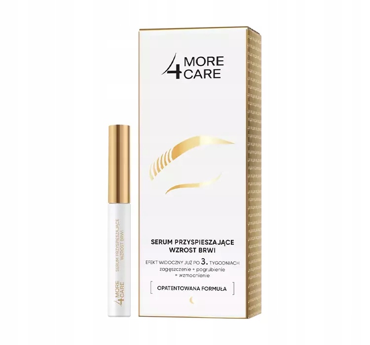 MORE4CARE SERUM PRZYSPIESZAJĄCE WZROST BRWI 3ML Stan opakowania oryginalne