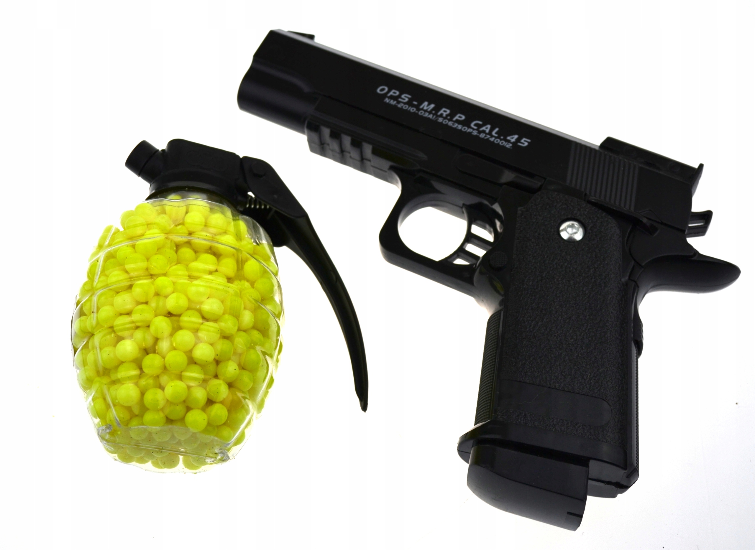 

Metalowy Pistolet na Kulki Plastikowe Granat