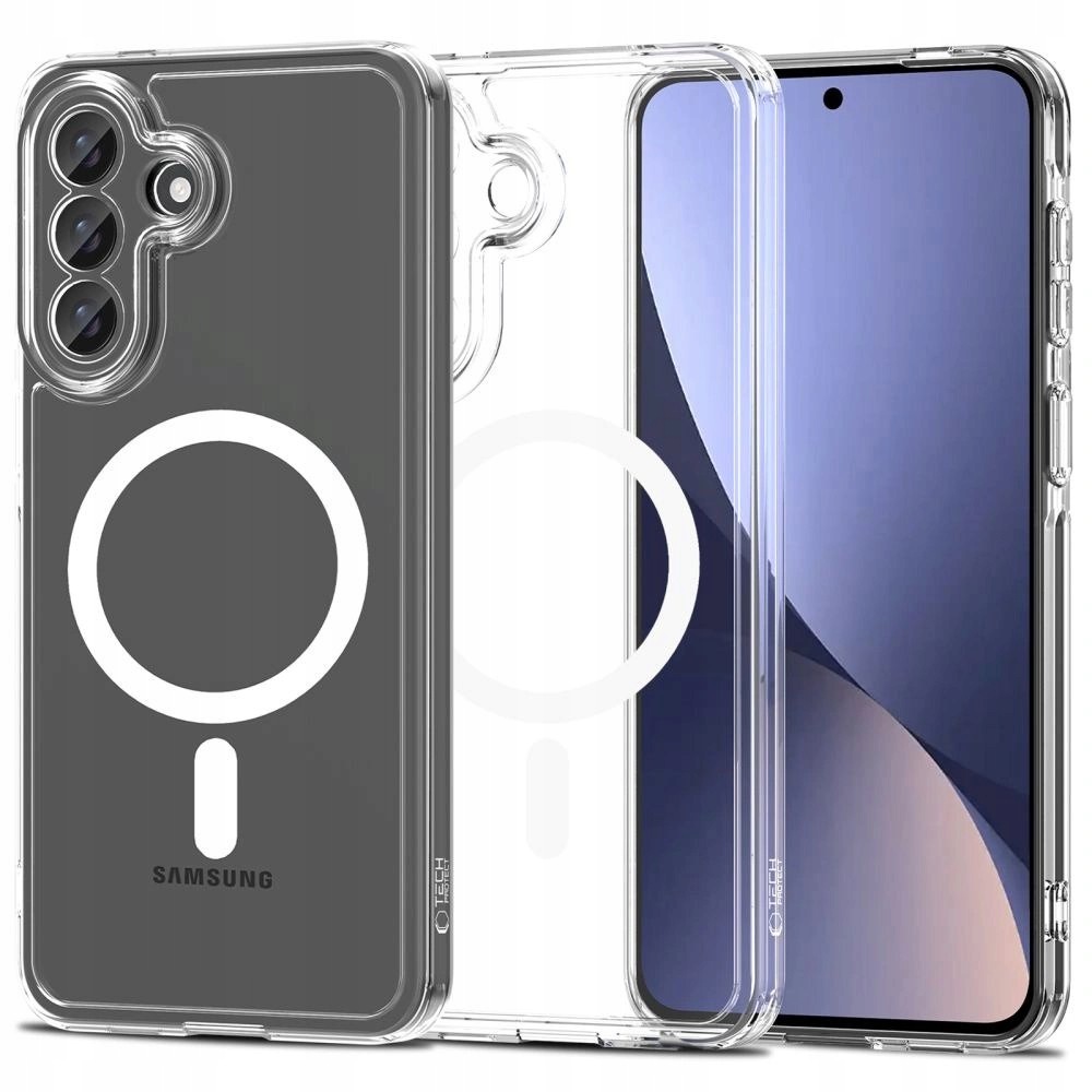 Etui Tech-Protect FlexAir Hybrid MagSafe na Samsung Galaxy A57 5G przezro