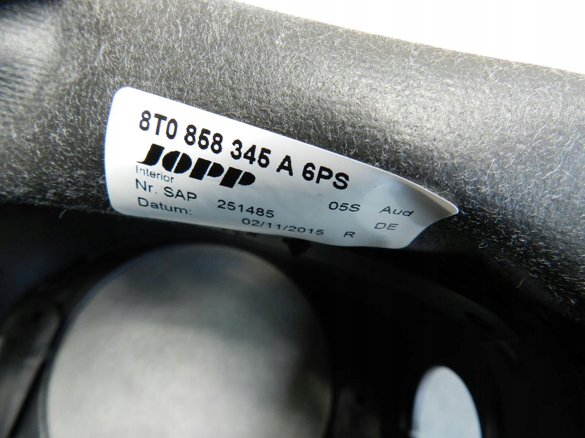 AUDI A5 8T Blende Abdeckung des Lenkrads 8T0858345A