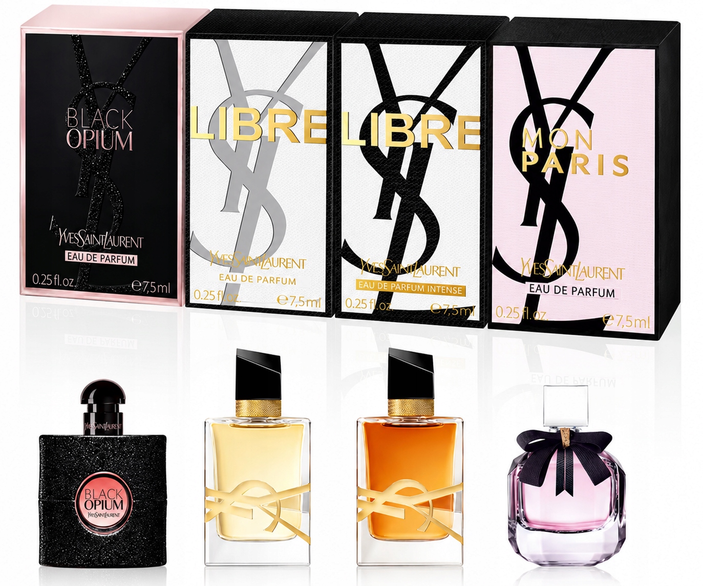 Yves Saint Laurent zestaw miniaturek damskich 4 x 7,5 ml Oryginał