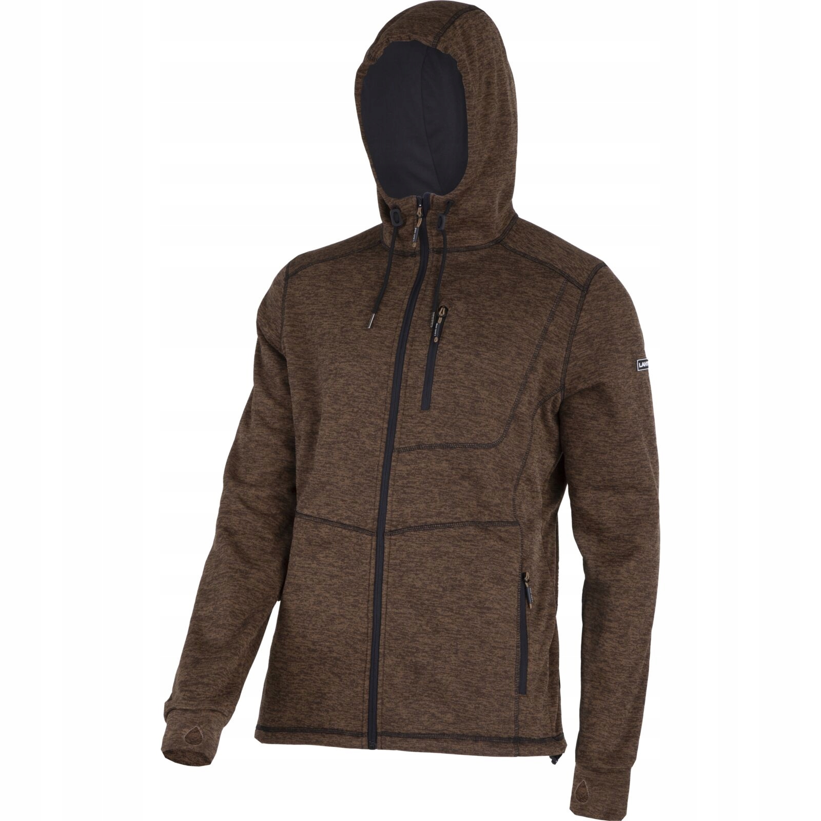 Mikina S Kapucí A Zipem, Hnědá, „2XL“, Ce, Lahti
