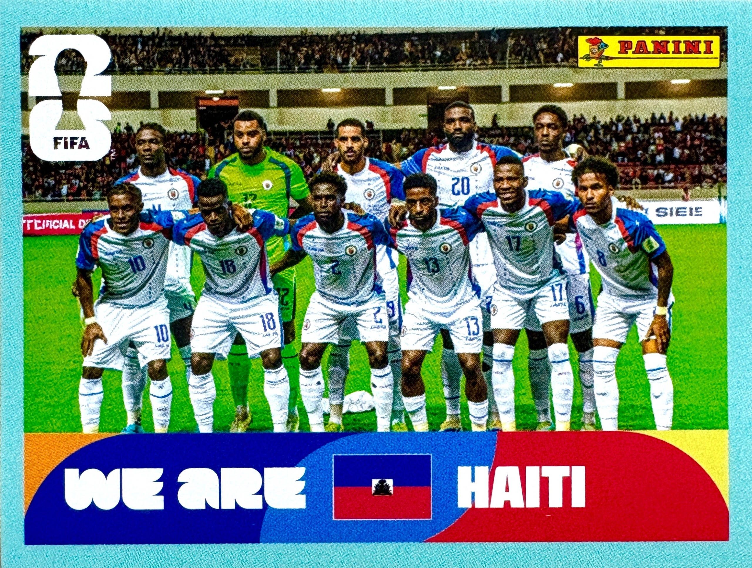 Naklejki Panini World Cup 2026 naklejka Team Hai 13 Haiti