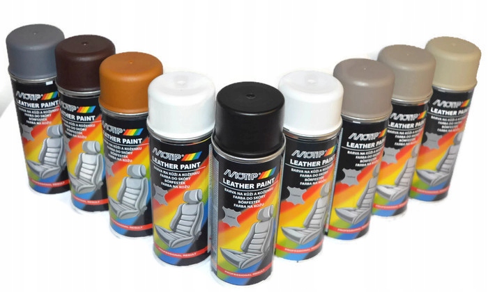 MOTIP LAKIER FARBA DO SKÓRY VINYLU SPRAY JASNY BEŻ 200 ML Rodzaj renowacja skóry