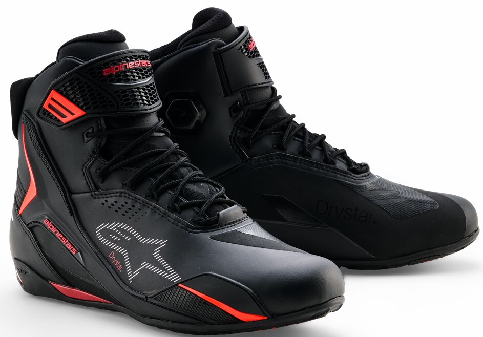 Motocyklové Topánky Alpinestars Faster 4 Ds Black/red 40.5 2540326-1557-8