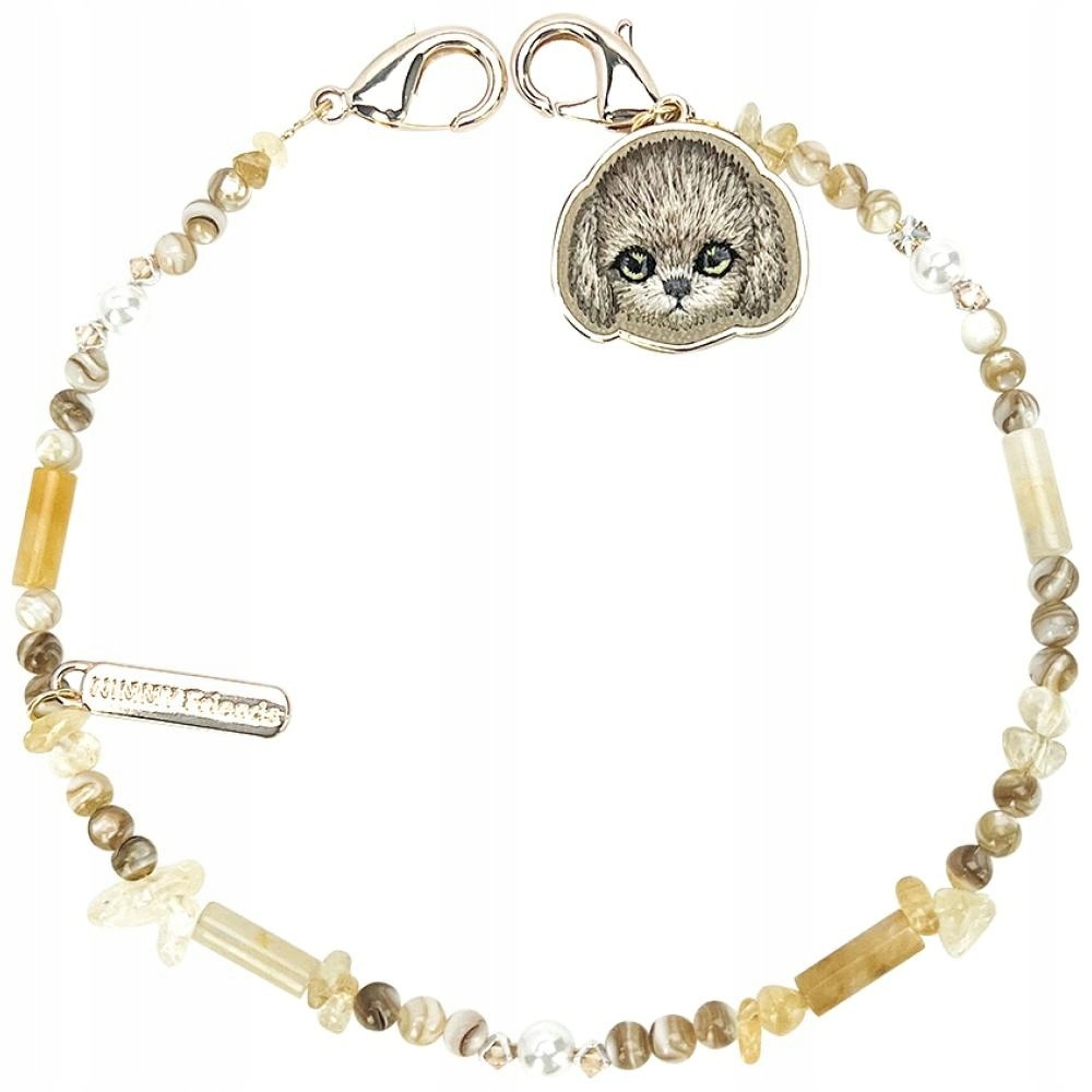 Přívěsek na kabelku Handstrap Nimmy Magnetic fashion, hnědý