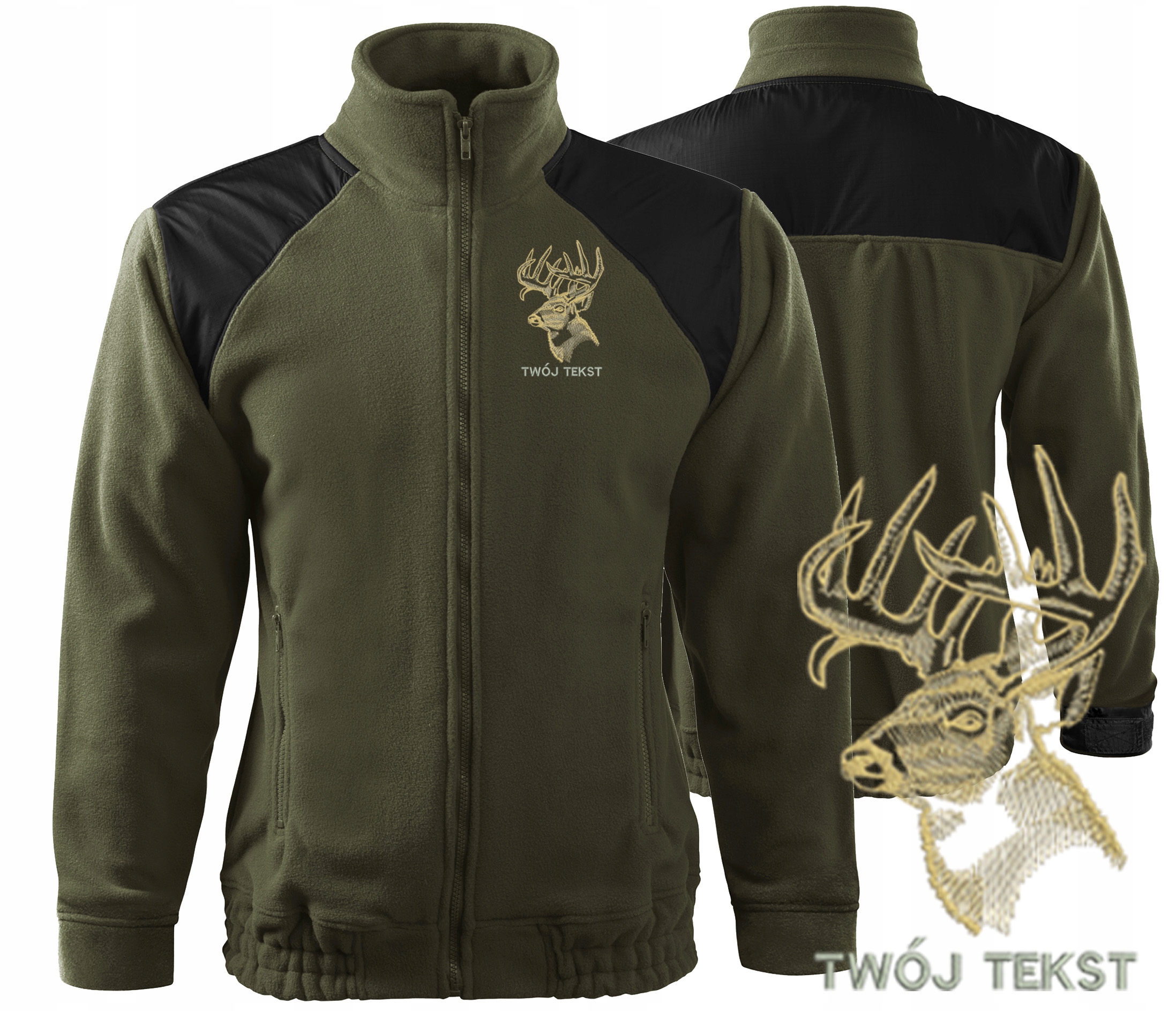 Bluza Polar Myśliwski Z Imieniem na polowanie 3XL