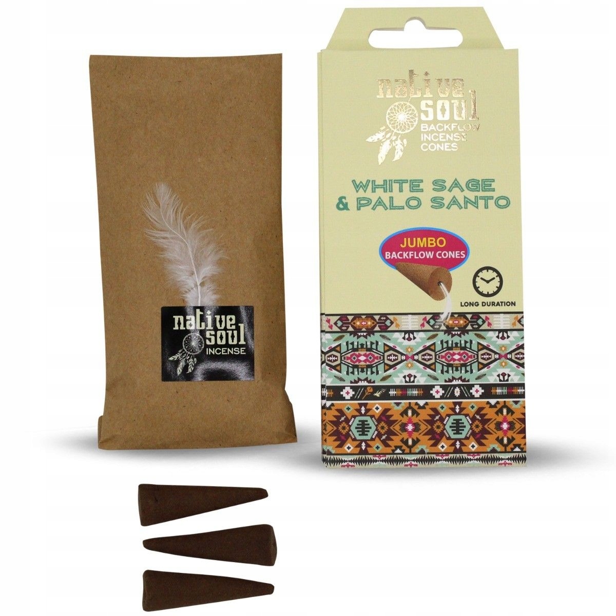 

Kadzidełka Native Soul Palo Santo Biała szałwi