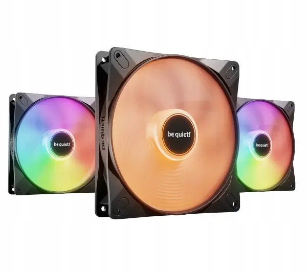 Zestaw wentylatorów be quiet! Light Wings LX 140mm Pwm Hs 140mm 3 sztuki