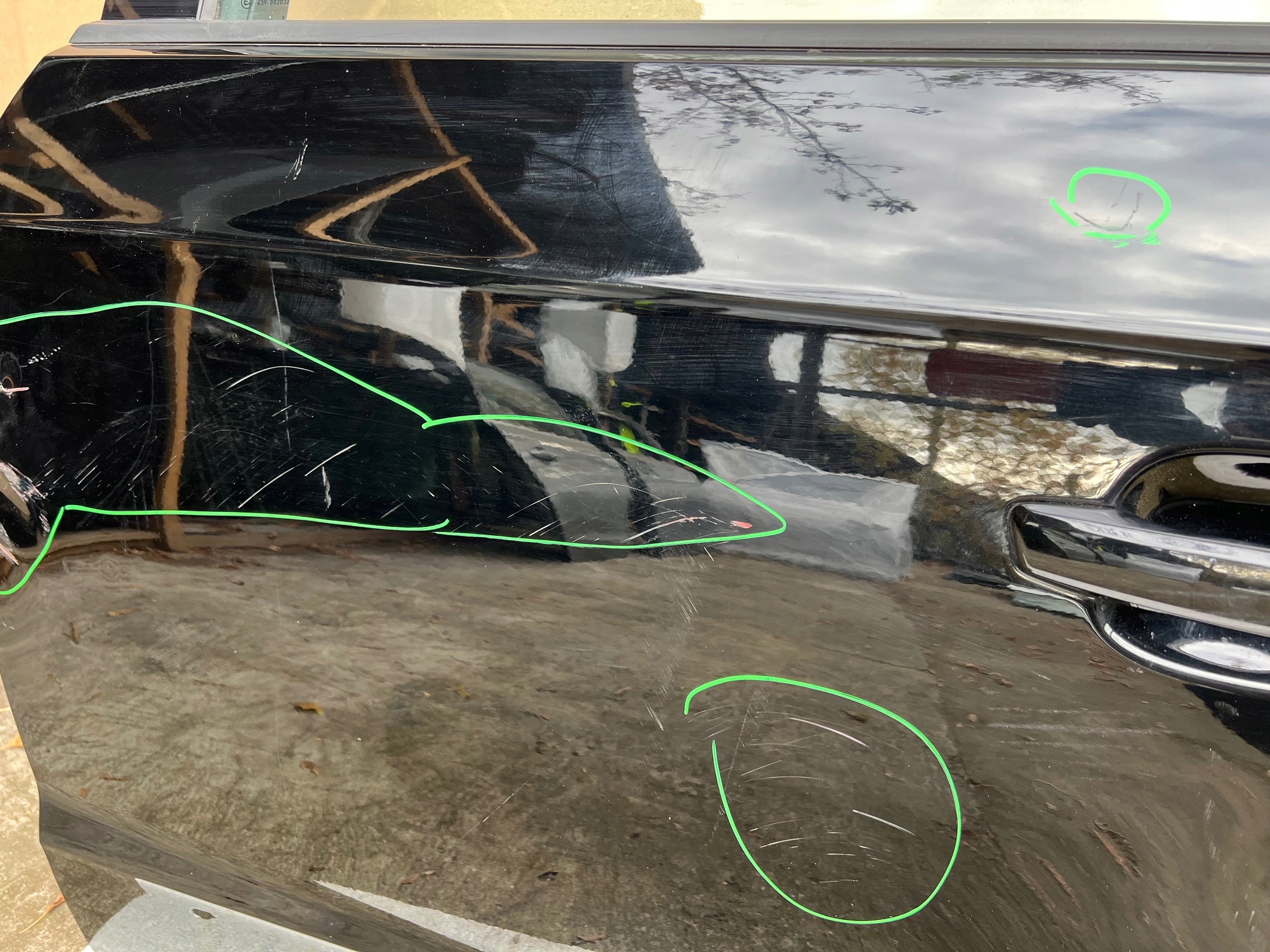 AUDI A3 8V 5D SPORTBACK door left rear. left rear part LY9B