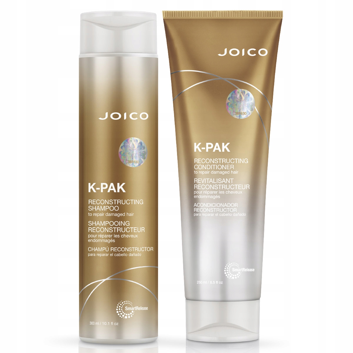 Joico K-pak Reconstructing szampon 300 i odżywka 250 do włosów suchych