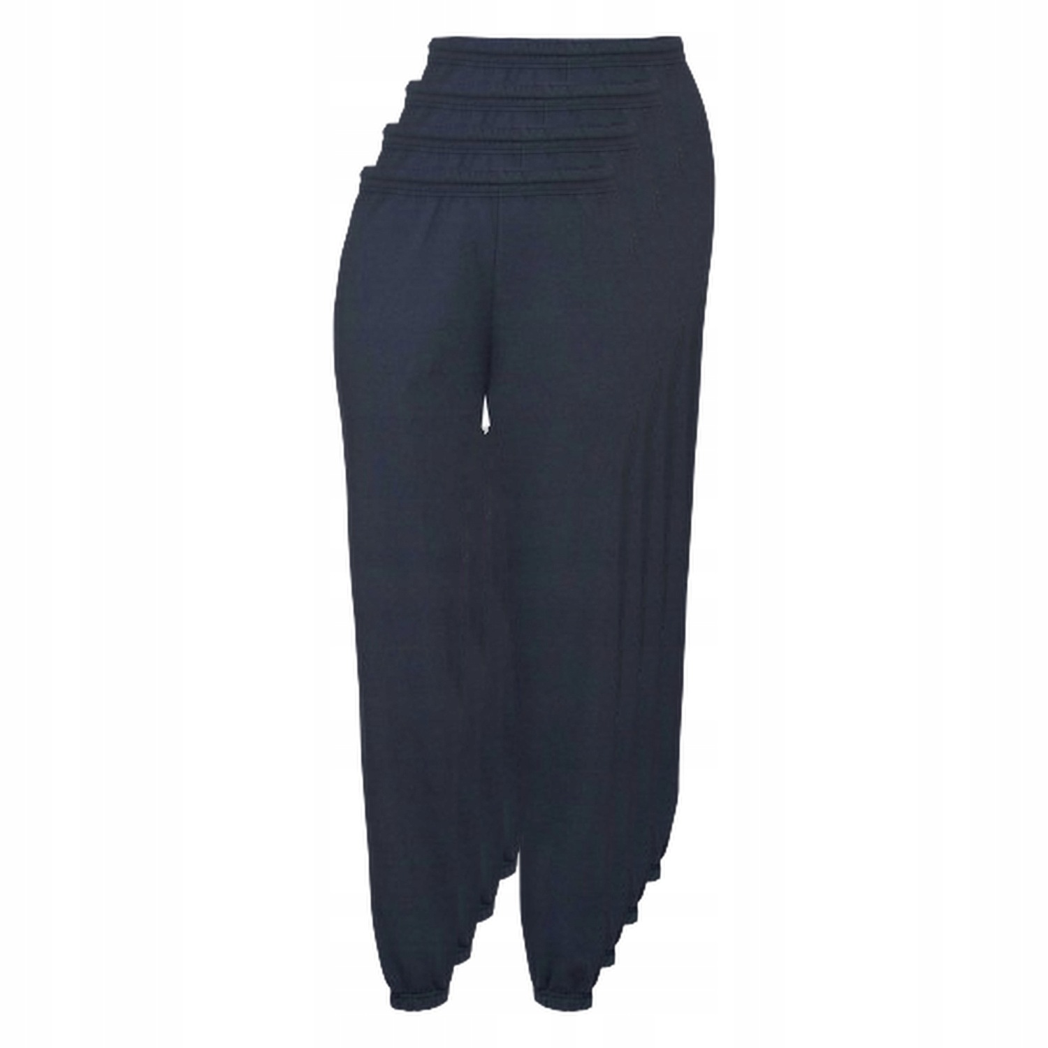 4x Pánské tepláky se stahovacím lemem Fruit Of The Loom tmavě modré L