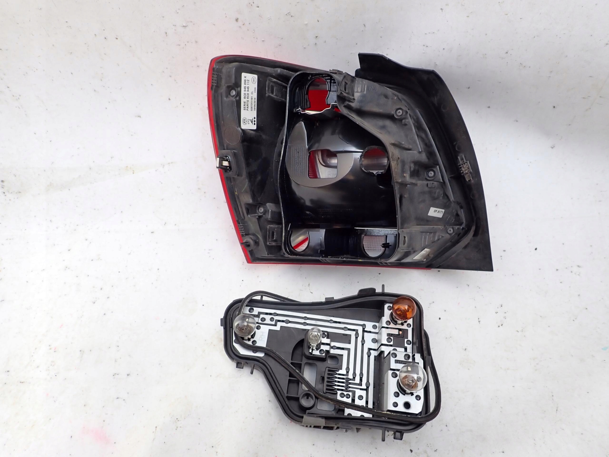 VW POLO V PC 11- light right rear part rear