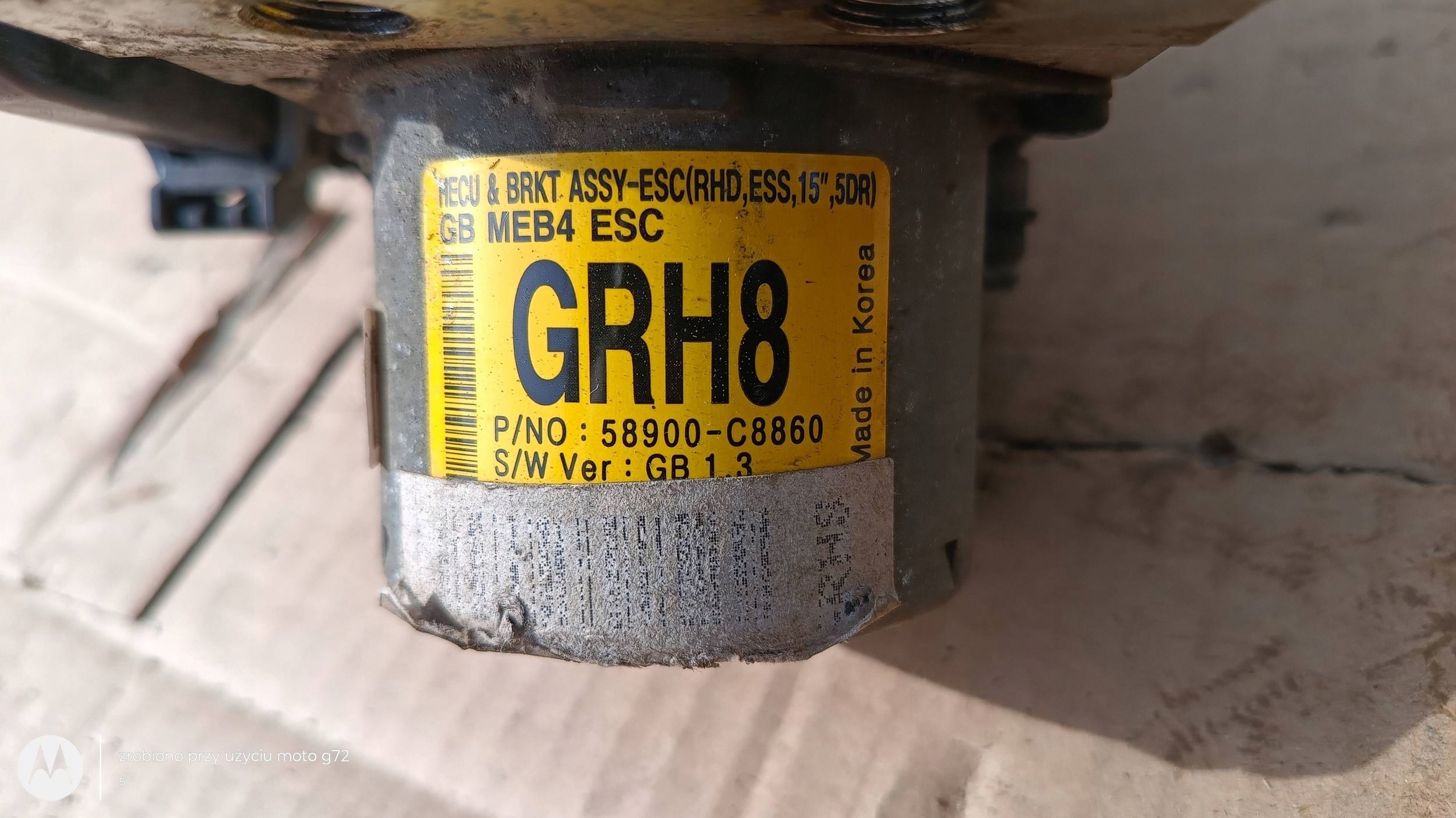 HYUNDAI I20 II Pompa ABS 58920-C8360 58900-C8860 2014