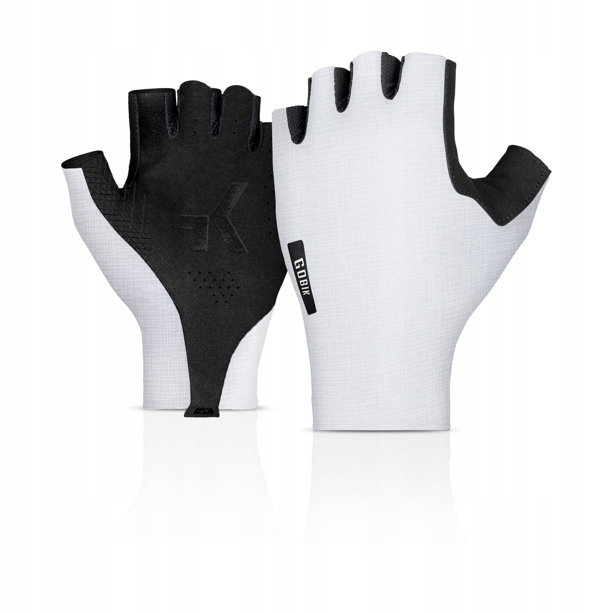Rękawiczki kolarskie Gobik Mamba 2.0 White rozmiar M