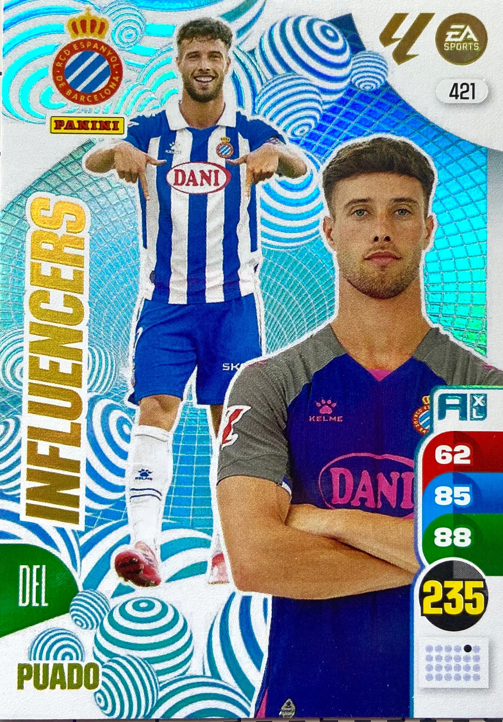 Panini La Liga 2024-25 2025 Influencers 421 Puado Rcd Espanyol
