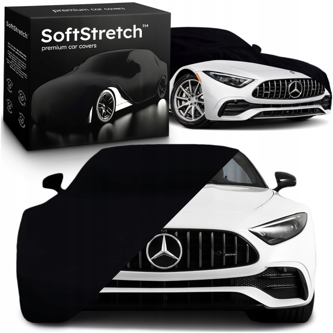 Pružný automobilový kryt SoftStretch Premium pre Mercedes Amg Sl