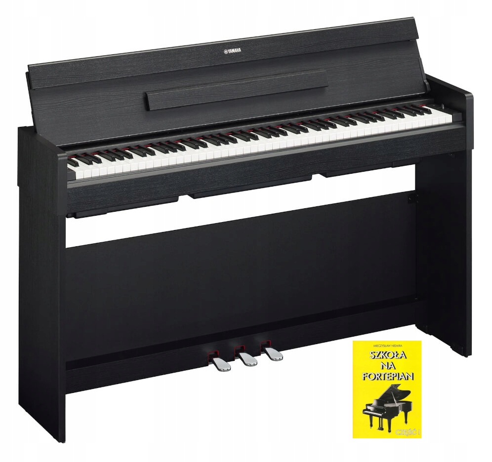 Yamaha YDP-S35 B Pianino cyfrowe stacjonarne książka do nauki