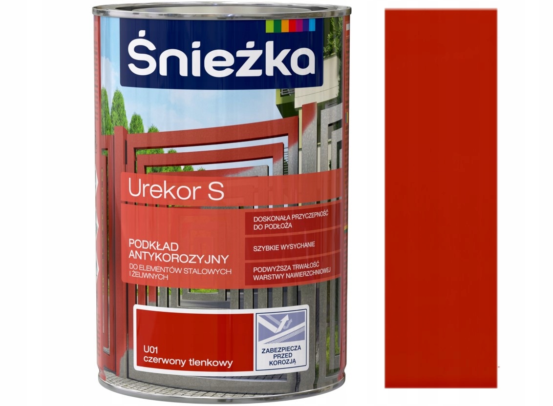 

Urekor S Podkład Antykoroz. Czerwony Tlenkowy 0,2L