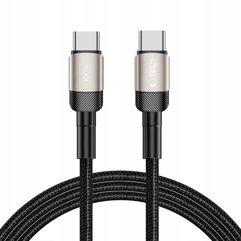 Kabel przewód Usb-c UltraBoost Evo Pd 100W 5A 2m tytanowy
