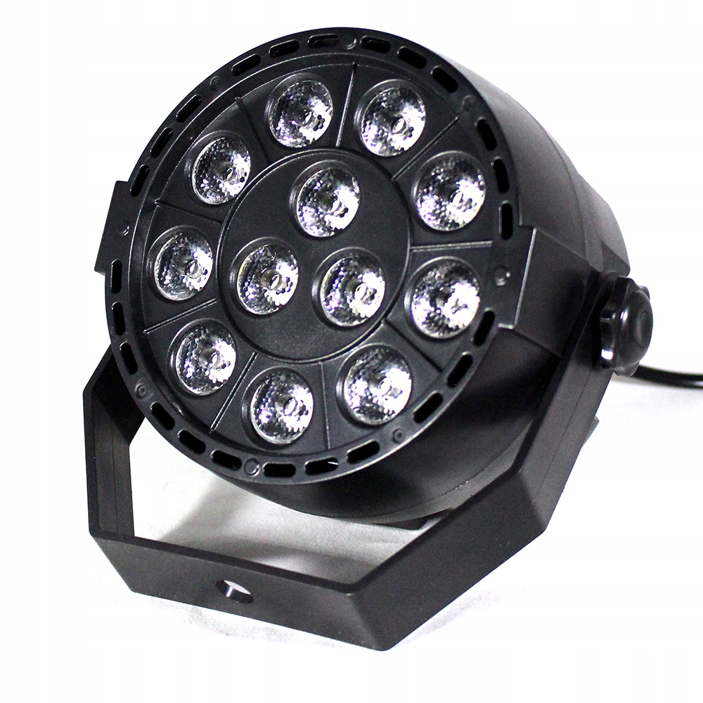 Reflektor punktowy LED RGBW, oświetlenie sceniczne DMX DJ Party 12x3W