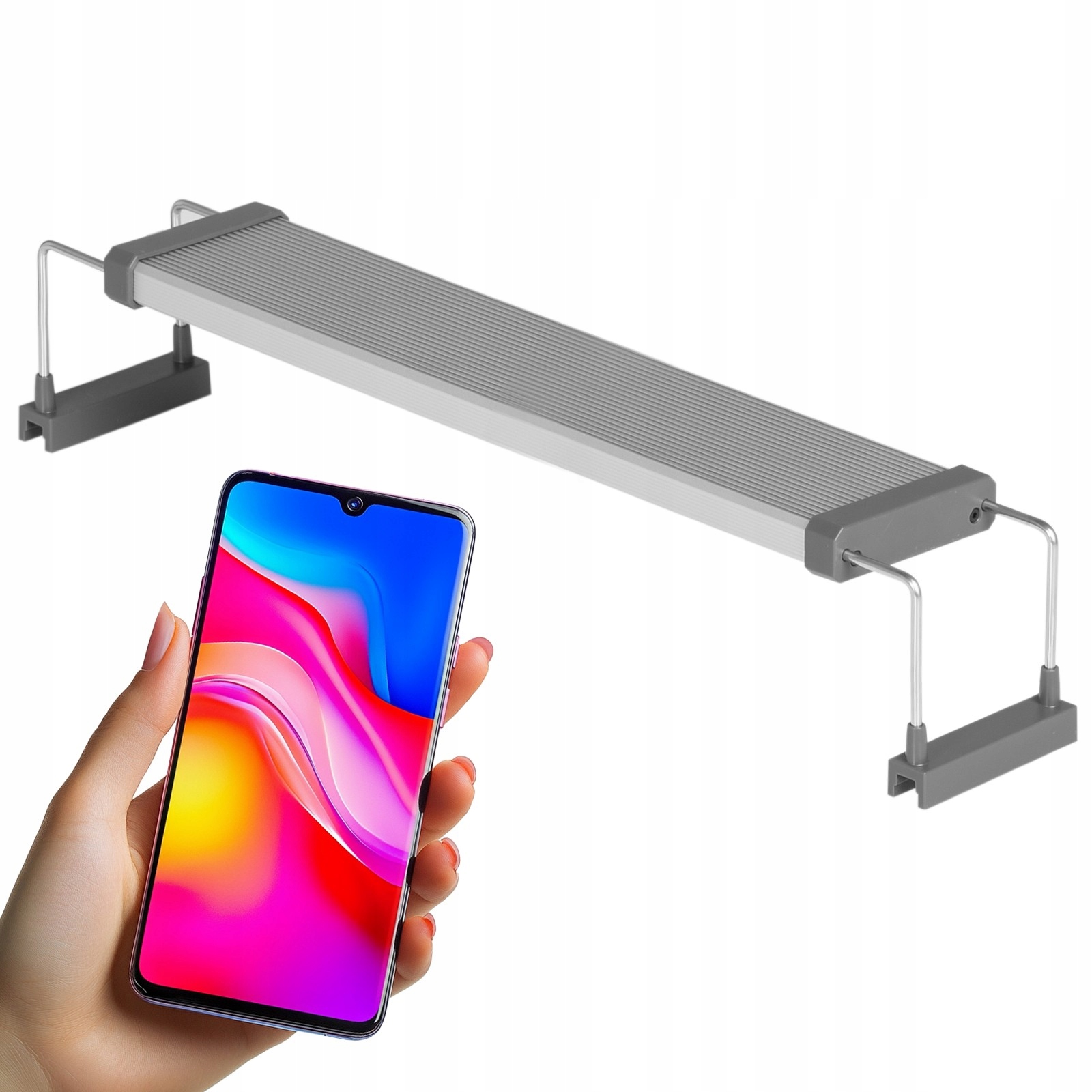 Lampa Led Rgb 29W Do Akwarium 45-65CM Sterowanie App Dla Roślin I Ryb