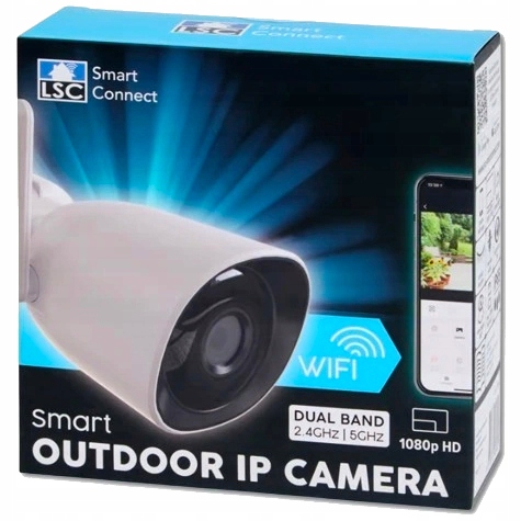 Kamera WiFi IP65 Smart Zewnętrzna Monitoring Lsc 1080 Hd Wifi