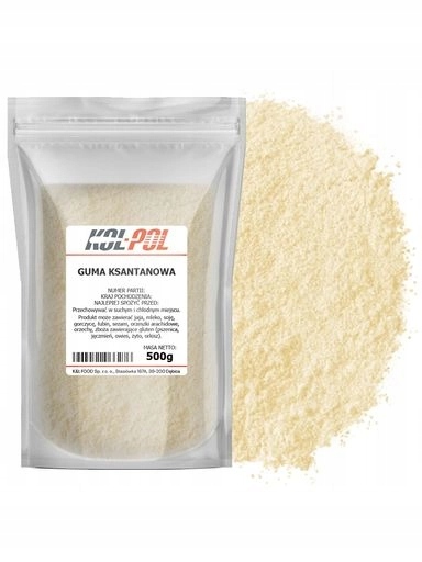 Levně Xantanová Guma 500 g Přírodní silné potravinářské zahušťovadlo, kvalita Kol-Pol