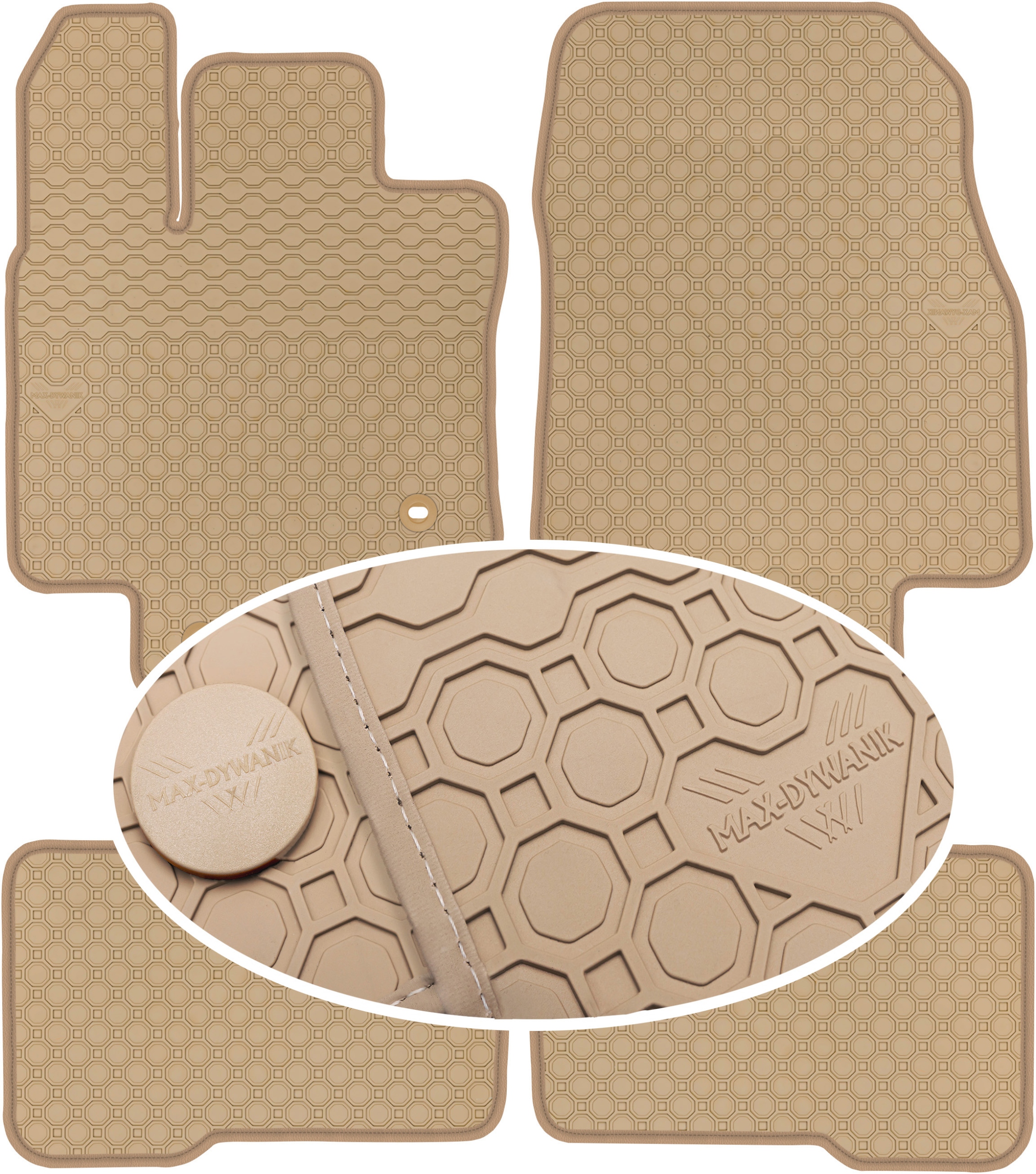 Toyota Highlander IV XU70 20 Gumové rohože PrimeLiner