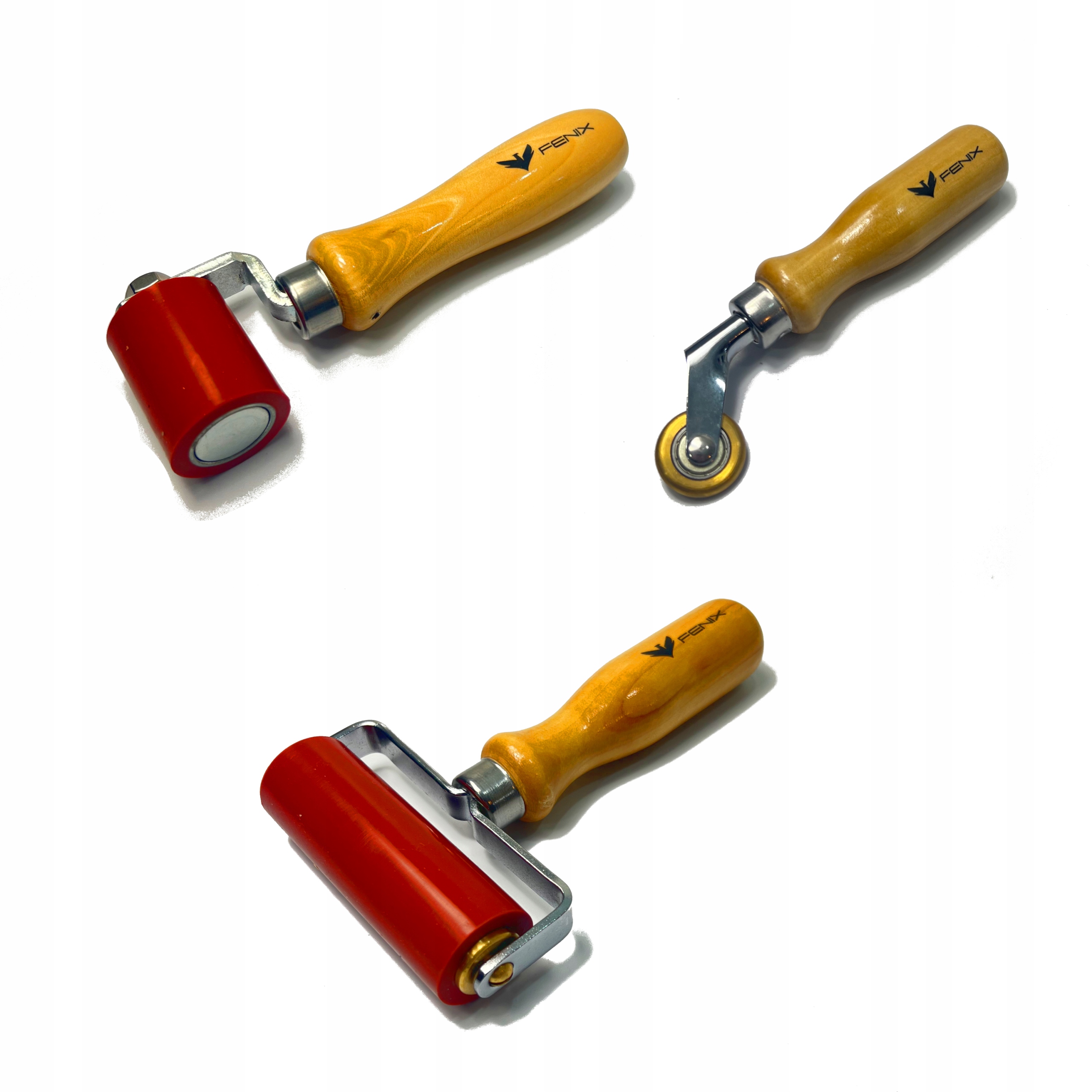 Sada pokrývačských valčekov Fenix 6 mm, 45 mm, 90 mm na pritláčanie membrán a papov