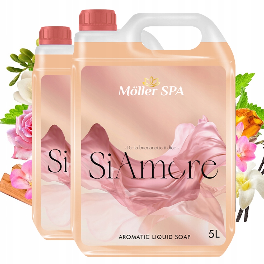 Levně Tekuté Mýdlo Siamore S Vůní Parfému Pro Ženy 5L 2 x 5L 10L