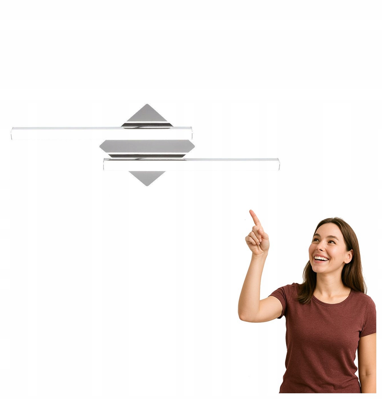 Led Stropní svítidlo do koupelny 2x12W Antonia 5895 Rabalux