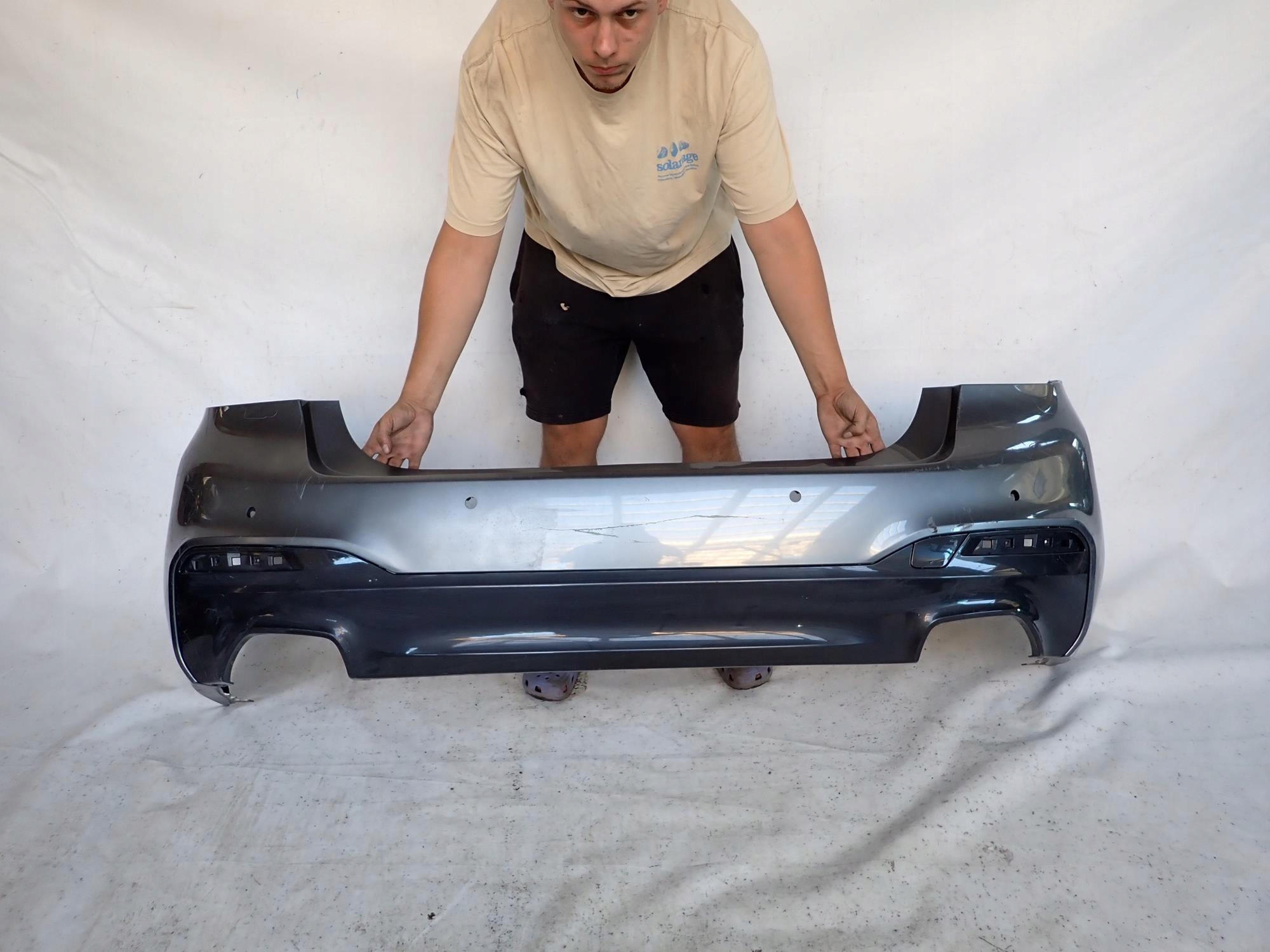 BMW 5 G30 sedan m-packet 17-20 bumper rear part rear PDC