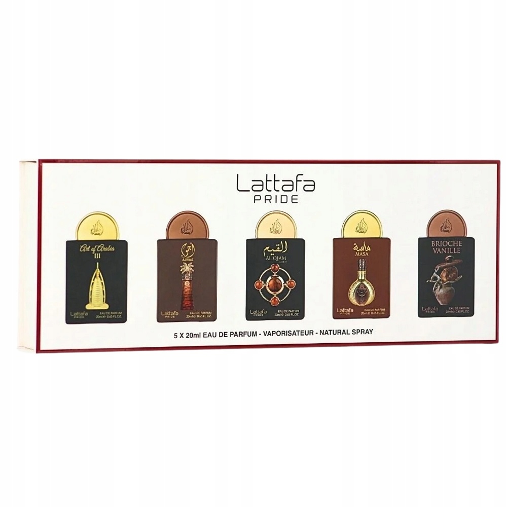 Lattafa Pride Collection No.4 sada parfémovaných vod 5x20 ml
