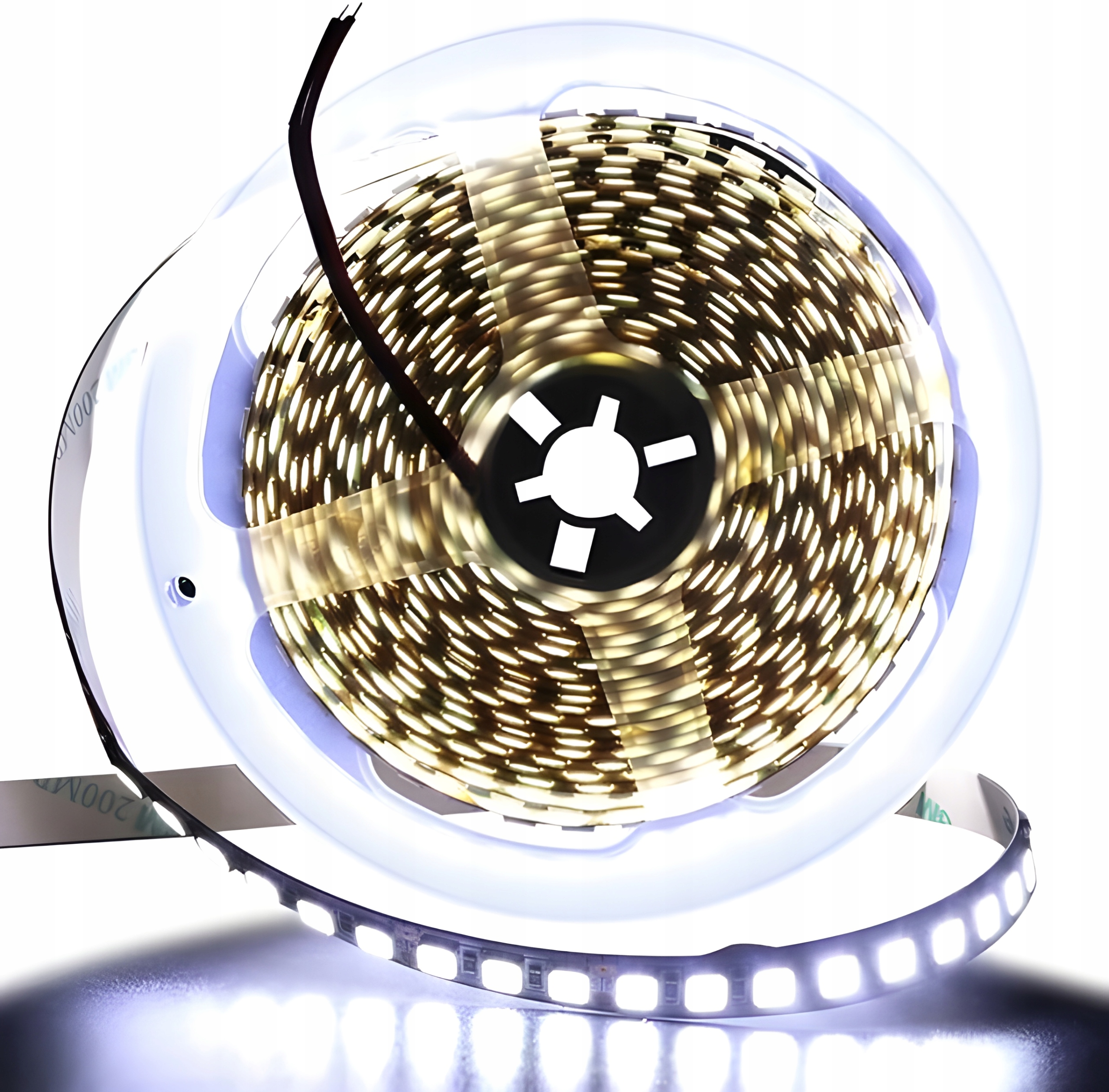 Zestaw Taśma LED SMD 24W 5m 1500LM LEKKIE JASNE ŚWIATŁO ZASILACZ ŚCIEMNIACZ Marka Berge