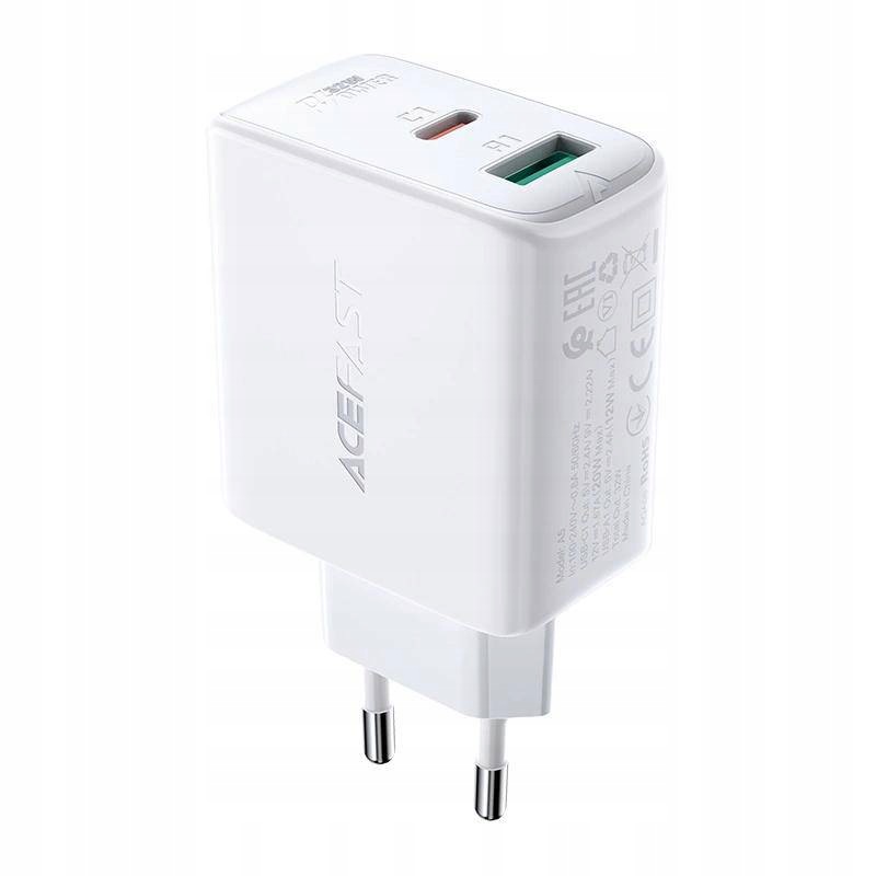 Acefast ładowarka sieciowa Usb Typ C Usb 32W, Pps, Pd, Qc 3.0, Afc, Fcp