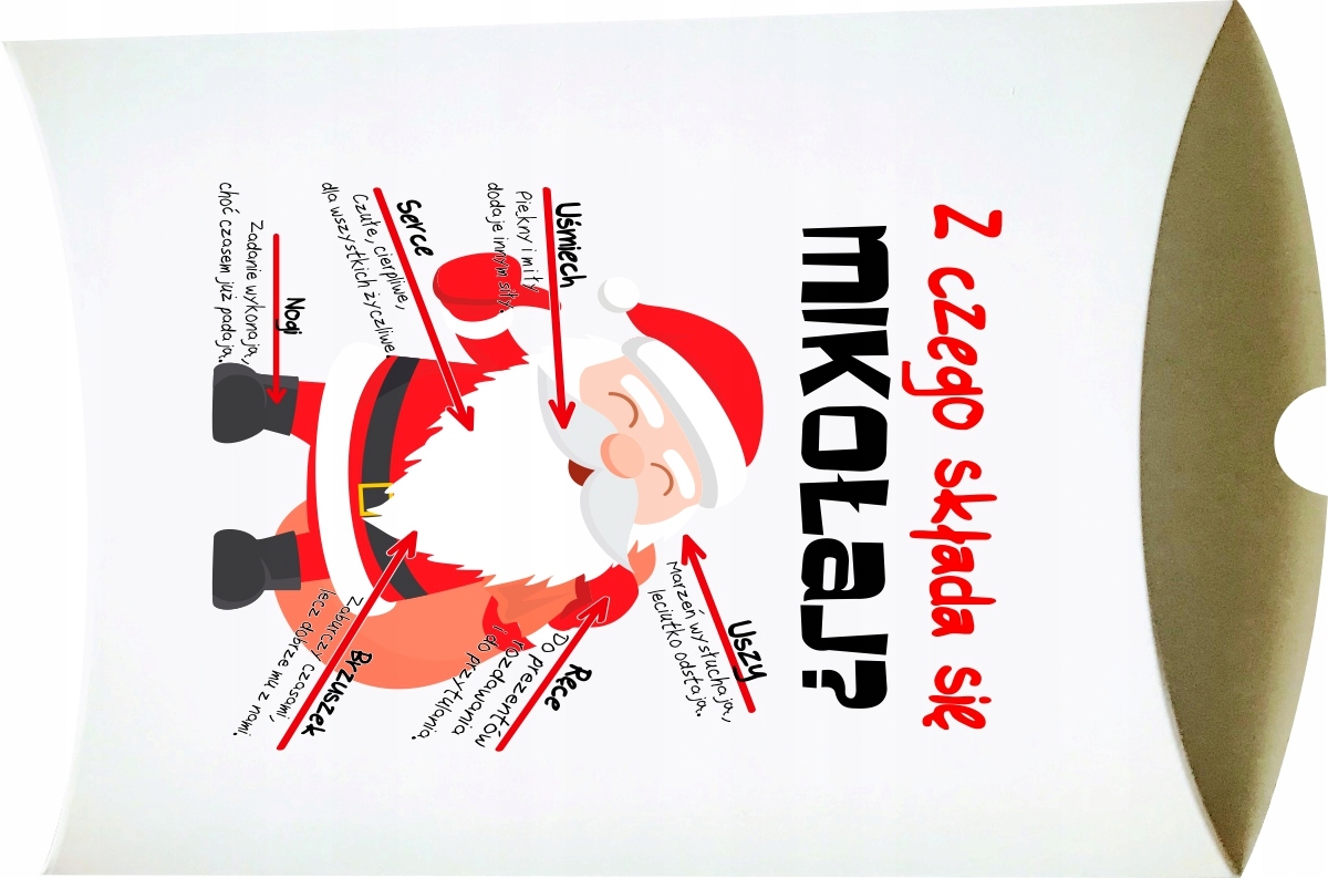 

Pudełko Opakowanie Mikołajki Święta Ś16