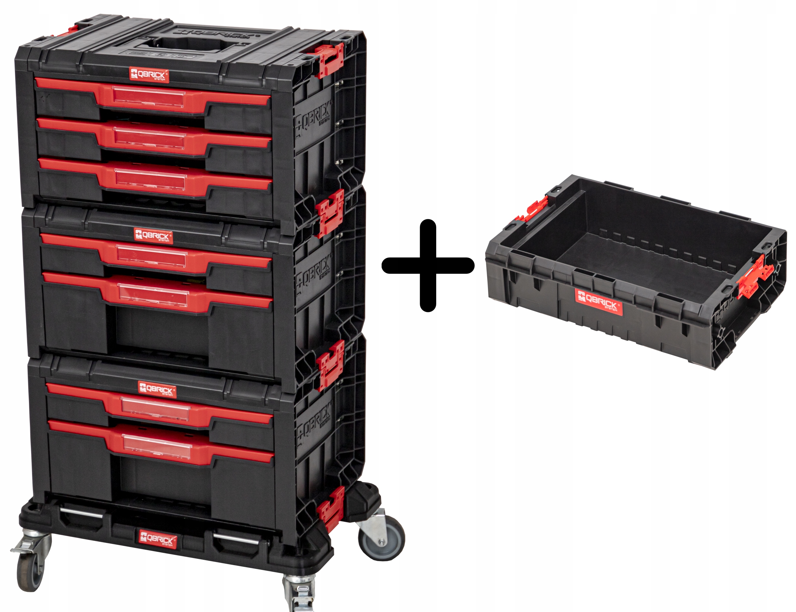 Qbrick System PRO Drawer Workshop SET 1 PLUS (Z258117PG013) • Cena, Opinie  • Skrzynki narzędziowe 13643482399 • Allegro