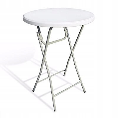 Skládací bistro stolek průměr 80cm, výška 110cm