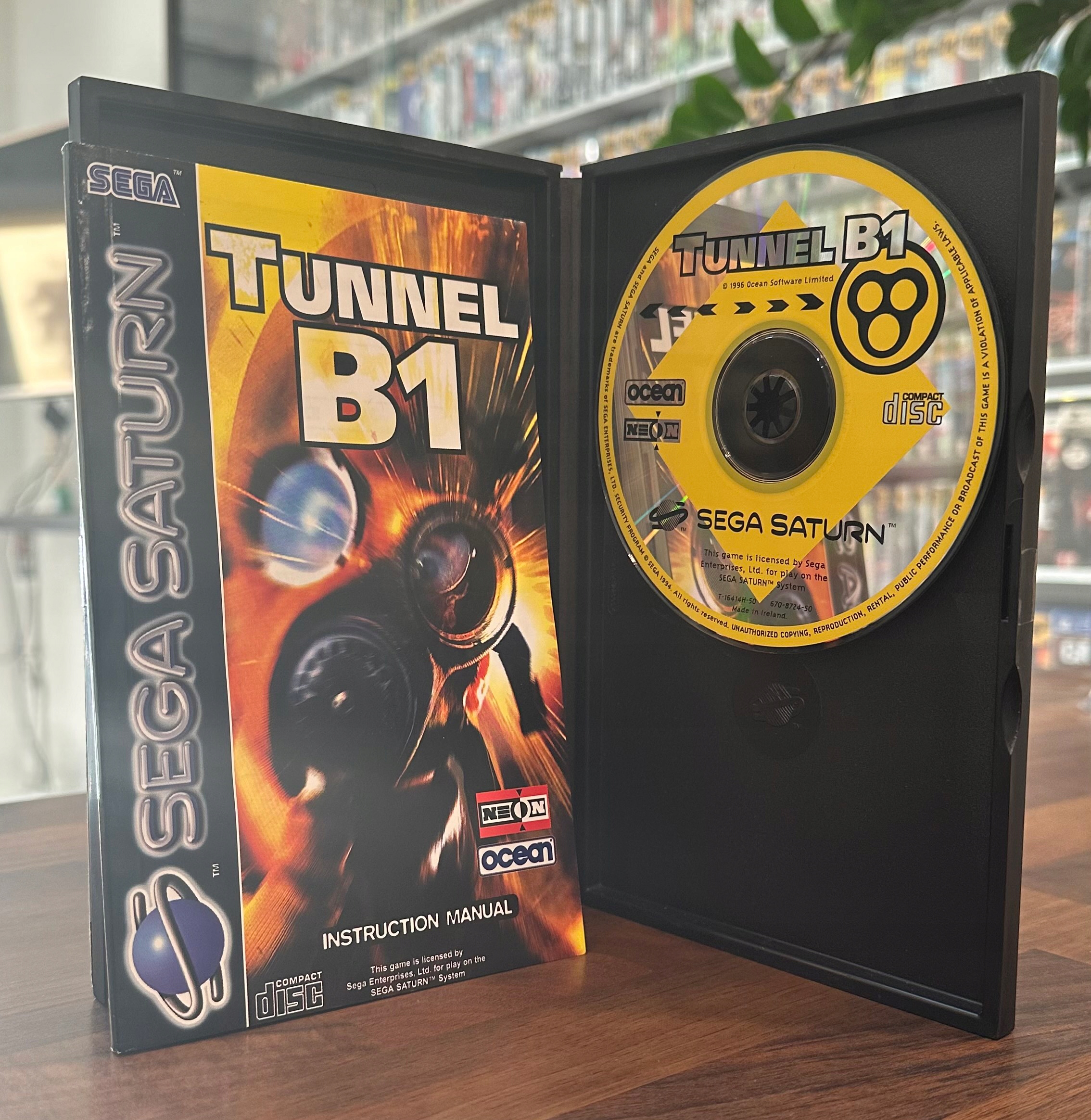 SEGA SATURN Tunnel B1 Tytuł Tunnel B1